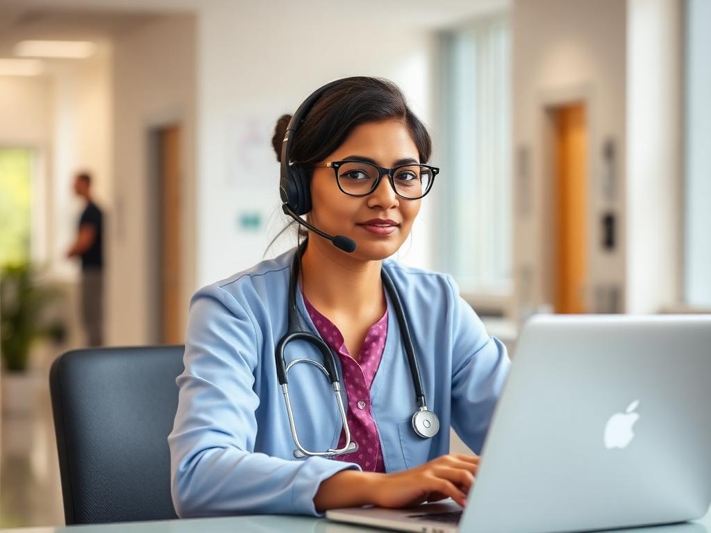 Blu Med Global case manager coordinating patient care